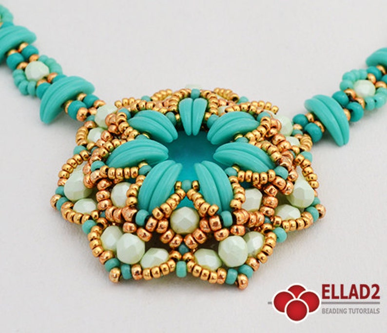 Tutorial Ozzy Necklacebeading Tutorial Beading Pattern Etsy