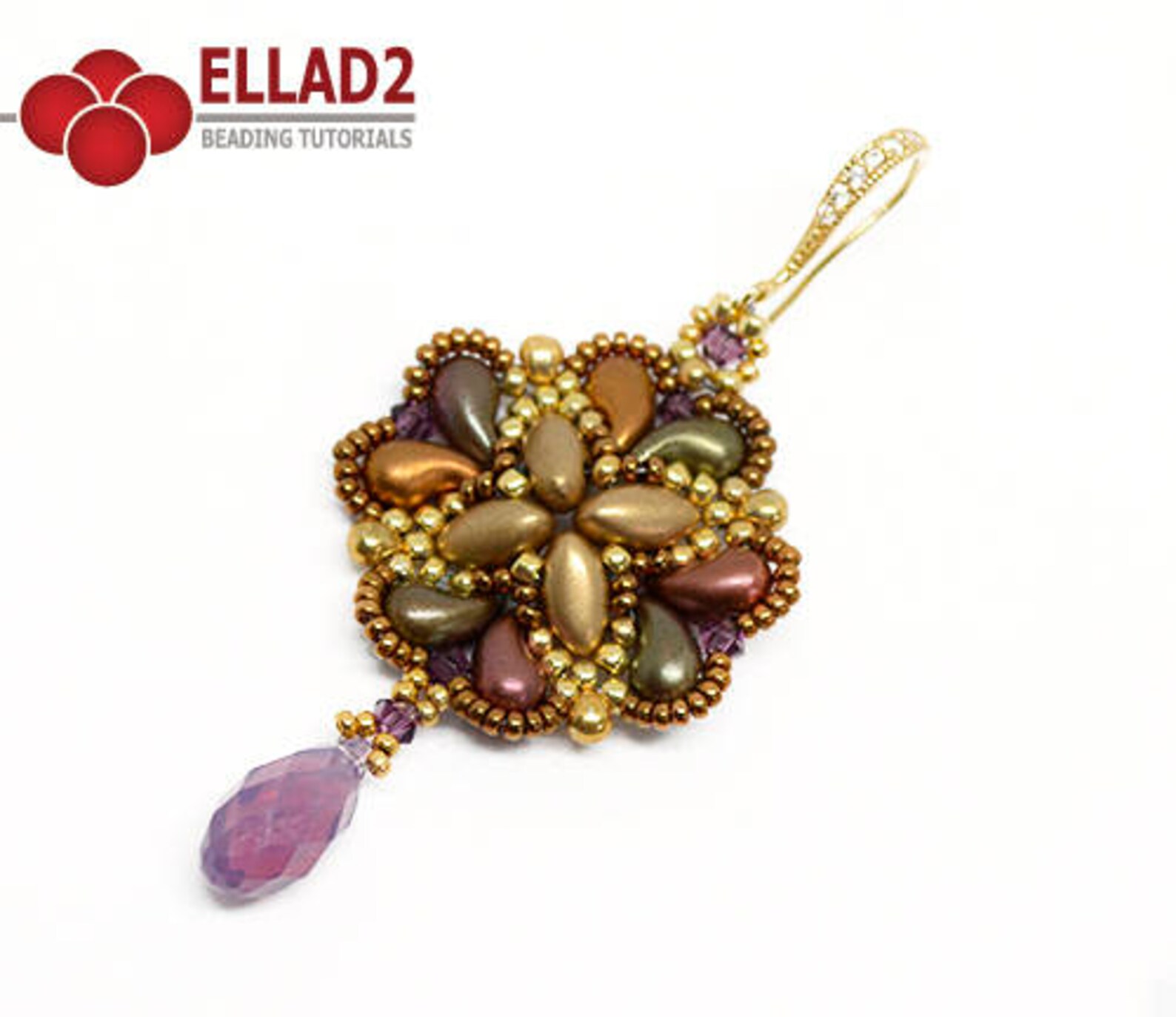 Tutorial Hana Earrings Beading Tutorial With Zoliduo and Etsy