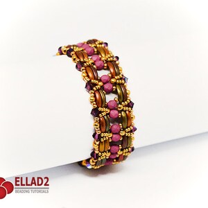 Tutorial Rama Bracelet-Beading Tutorial, Instant download, Ellad2