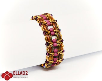 Tutorial Rama Bracelet-Beading Tutorial, Instant download, Ellad2