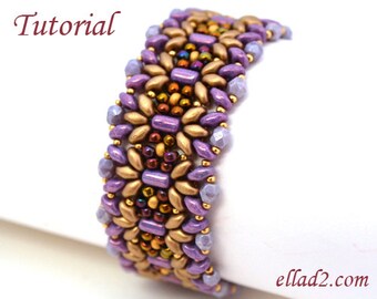 Tutorial Margarita Bracelet - Beading pattern PDF