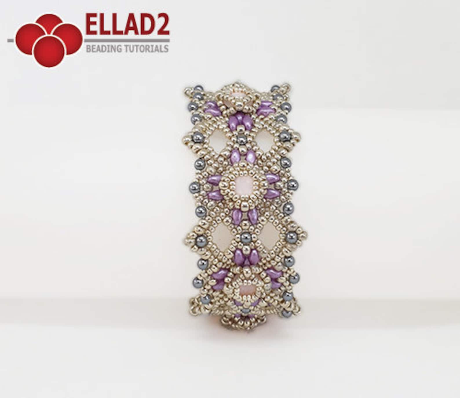 Beading Tutorial Hannah Bracelet Beading Tutorial Bracelet Etsy Canada