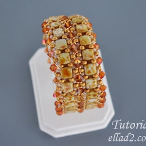 Tutorial Tenderly Bracelet - Instant download PDF beading pattern
