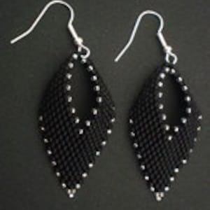 TUTORIAL Russian Leaf Earrings - Bead pattern, instant download, PDF file