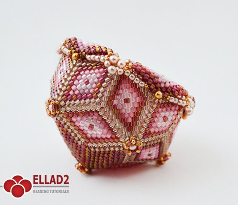 Tutorial Beaded Bowl Beading Tutorial Beading Pattern Etsy UK