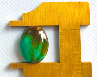 Hubei Turquoise Cab 12x15 MM, 10 Crt, Natural Turquoise.