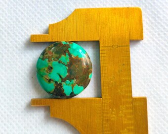 Hubei Turquoise Cab 16x16 MM, 12 Crt, Natural Turquoise.