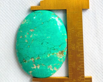 Hubei Turquoise Cab 30x40 MM 58 Crt, Natural Turquoise.