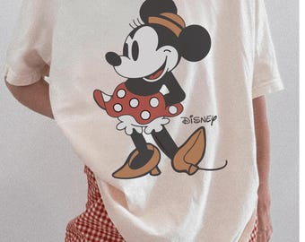 Comfort Colors Minnie Shirt, Cute Minnie Shirts, Retro Minnie T-shirt, Mouse Shirt, Family Vacation Tshirt, Family Trip, Mickey Lover Gift