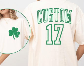 Comfort Colors® Custom St. Patrick's Day Shirt, St Patricks Day Shirt, Shamrock Shirt, Personalized Irish Tee,Irish Drinking Matching Shirts