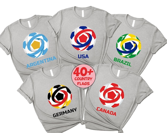 World Soccer 2026 Country Icons Shirt, 2026 World Soccer USA T-Shirt, Soccer Graphic Tee,Soccer Fan Apparel,Customizable Soccer Cup 2026 Tee