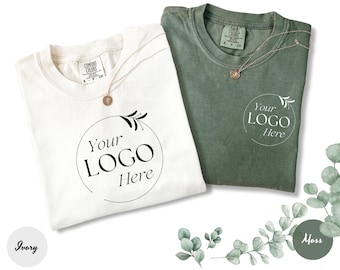 Comfort Colors® Custom Logo Shirts, Personalized Logo Shirt, Custom Design Shirt, Custom Text Shirt, Business Logo, Brand Logo T-Shirt