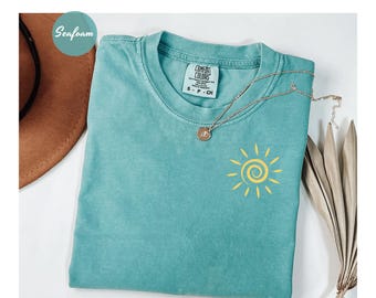 Comfort Colors® Summer Shirt, Trendy Beach Shirt, Vacation Shirt, Cute Summer outfits, Coastal Surf Tee, Holiday Travel Outfit