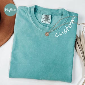 Comfort Colors Custom Text Shirt, Personalized Custom Shirt, Custom Made Shirt, Your Photo Shirt, Matching Custom Shirts,Business Logo Shirt