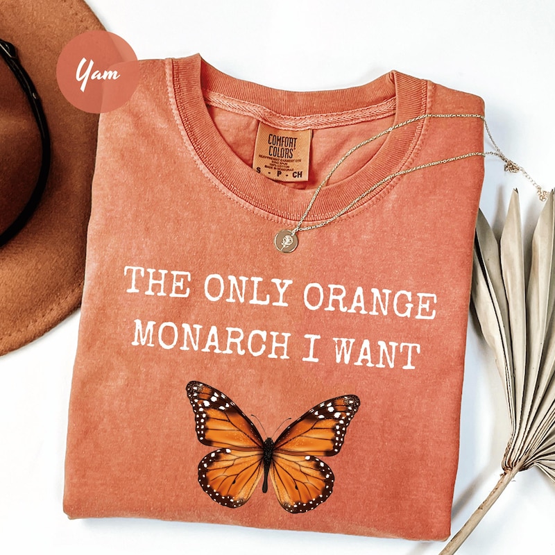 Printable Pretty Insects Monarch Orange Shirt - Etsy