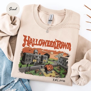 Halloweentown Est 1998 Sweatshirt, Halloweentown University, Retro Halloweentown Sweatshirt, Fall Sweatshirt, Halloween Sweatshirt