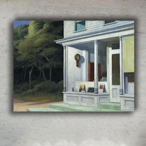 Edward Hopper Seven A.M. Canvas Print: Realism Art Home Decor