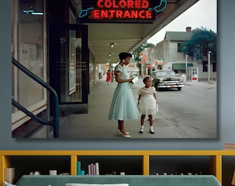 "Gordon Parks "" Kaufhaus, Mobile, Alabama, 1956 "" Leinwanddruck."