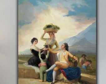 Francisco Goya Canvas Print | Classical Spanish Painting Wall Art | Romantic Era Fine Art | Museum Style Home Decor
