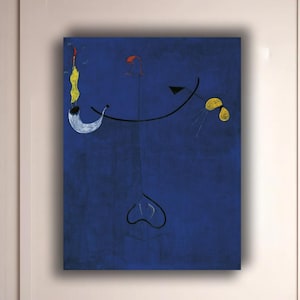Joan Miro Canvas Wall Art, Unusual Design, Different Style, Joan Miro Exhibition Poster, Joan Miro Print, Joan Miro Spain Canvas Print