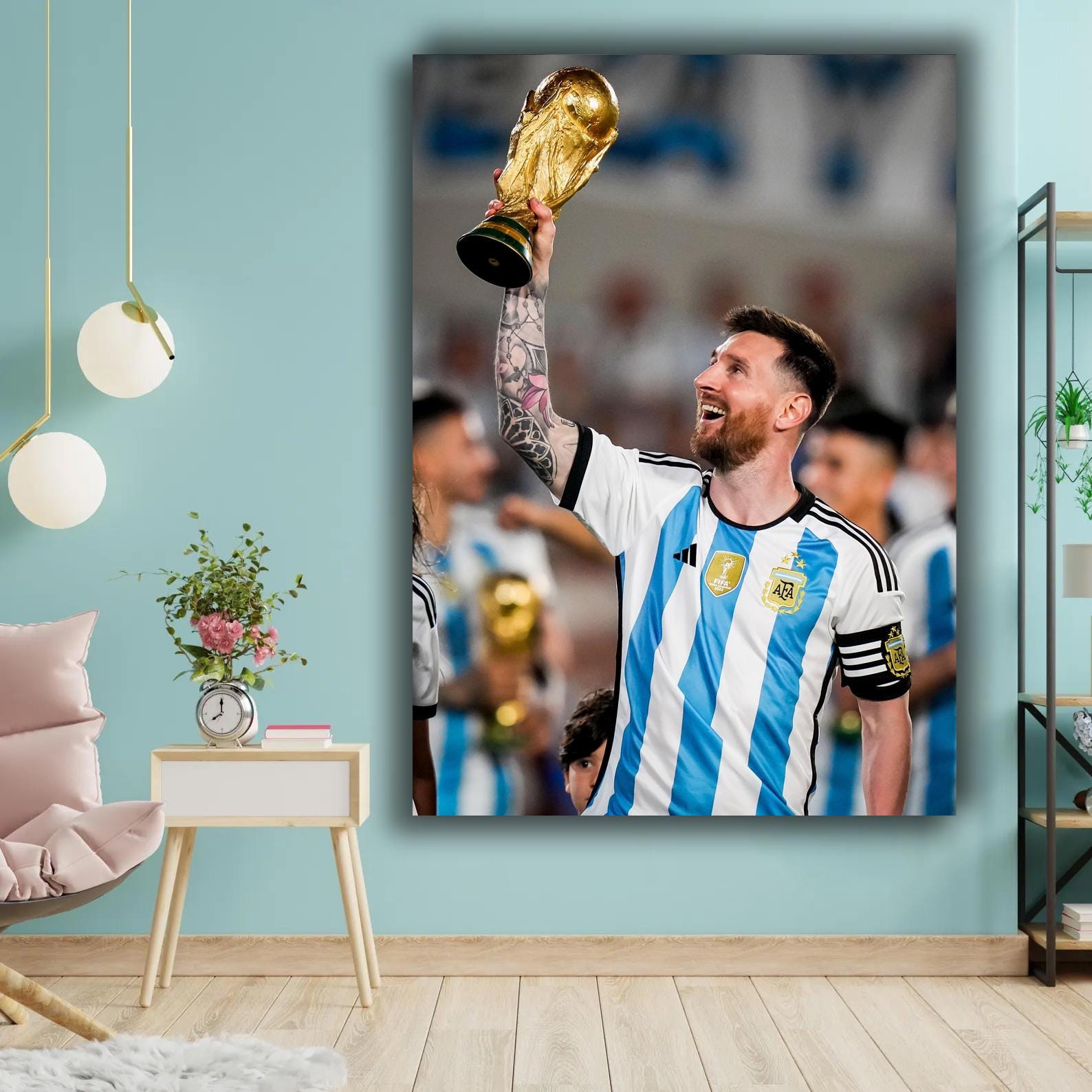 ッカージャンキー アートパネル メッシ アルゼンチン ッカージャンキー