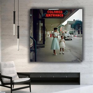 Gordon Parks Canvas Print: Department Store, Mobile Alabama 1956