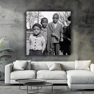 Gordon Parks Canvas, Neighborhood Children, Washington, D.C., 1942 (Courtesy of Library of Congress) Wall Decor, Gordon Parks Poster Print