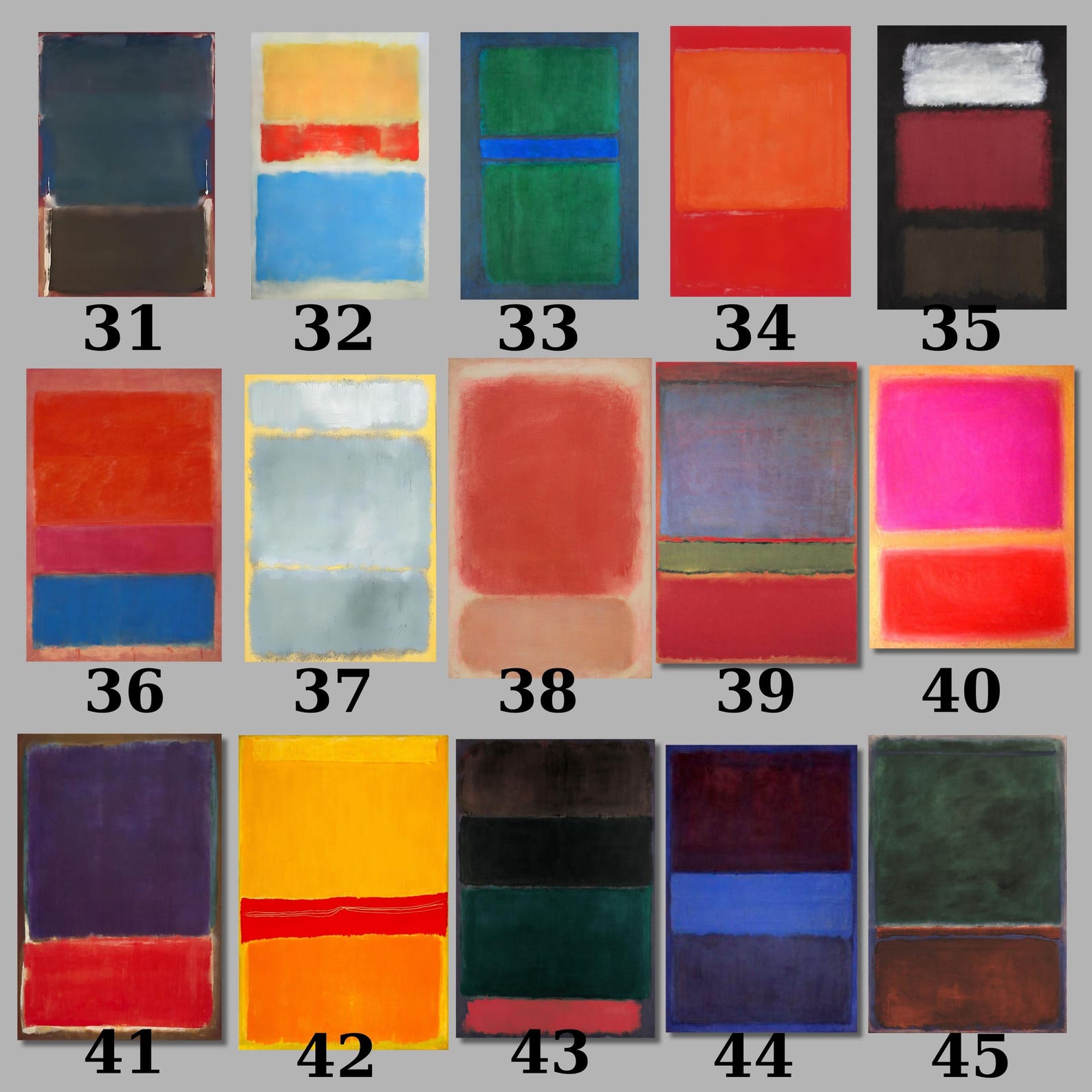 Mark Rothko Reproduction Canvas Wall Art,abstract Expressionist ...