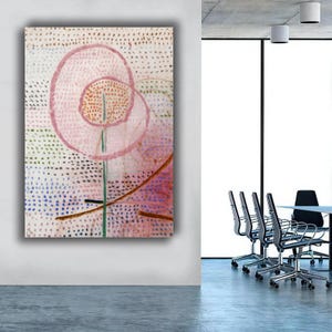 Paul Klee &quot;Blossoming&quot; Art Print: Abstract Expressionist Canvas