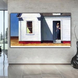 Edward Hopper Print: American Realism Art on Canvas