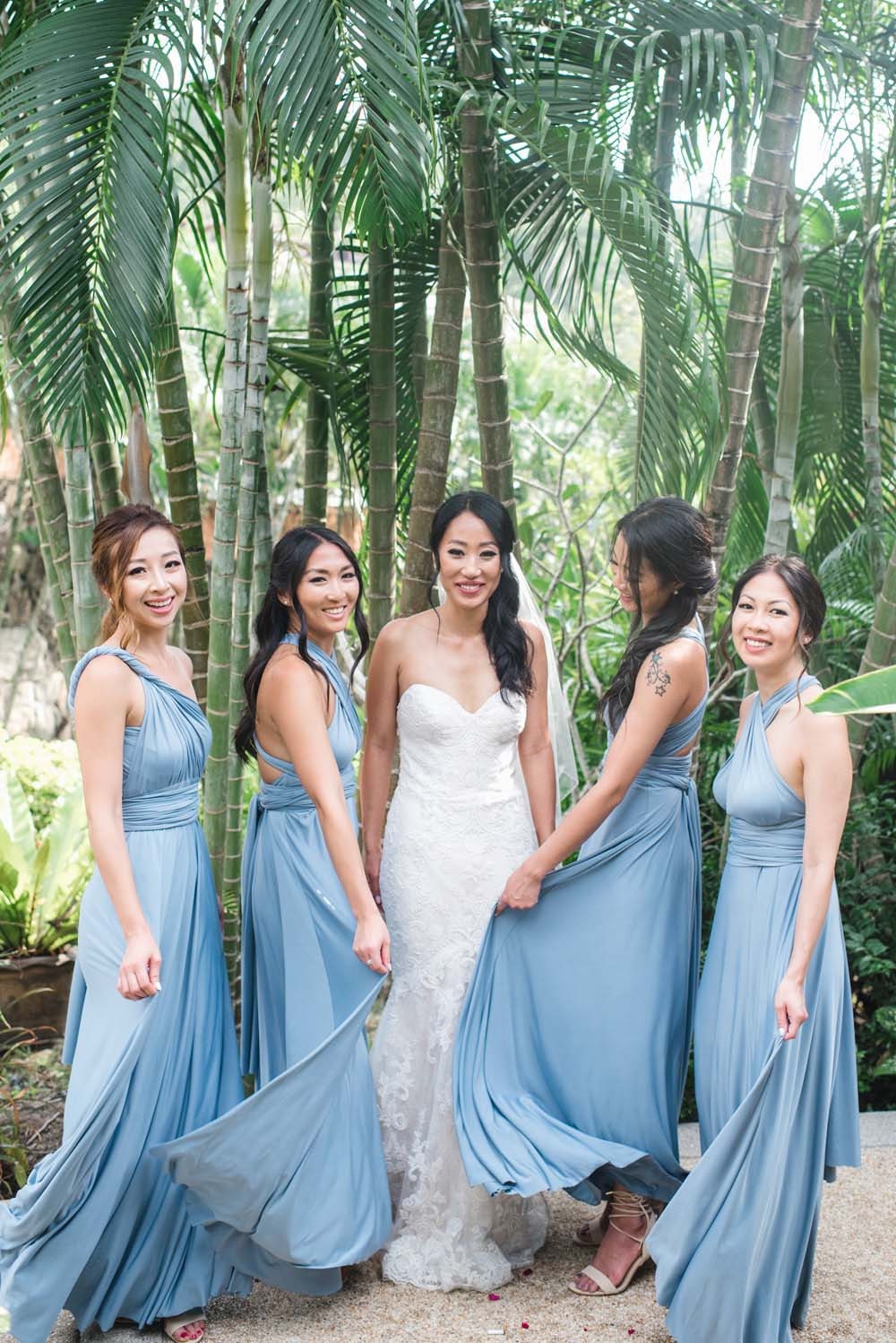 convertible wrap dress bridesmaid
