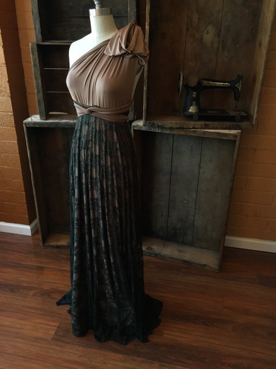18+ Vestidos Color Vino Largos