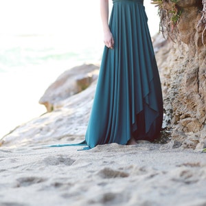 Convertible Infinity Dress with Tulip Hem – Travel-Friendly Wrap Dress • 30+ Colors for Beach Wedding, Bridesmaids, Elopements, Maternity