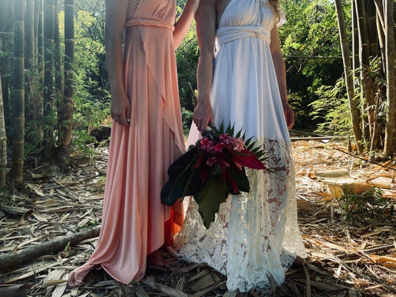 neutral tone bridesmaid dresses Plus Size Mikado Wedding Dress with Open-Shoulder Corset - Off Shoulder Wedding Dress with Lace - Convertible Wedding Dress main image 0