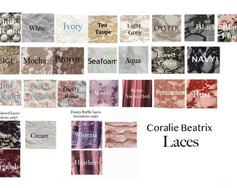 Lace Swatch/ Sample of Fabric for the Octopus Infinity Convertible Wrap Dress.99 cents PER Color Sample- Free Shipping in US