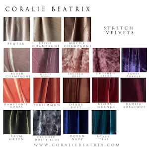 Velvet Swatches Choose from 15 Colors Infinity Convertible Wrap Dress .99 cents PER Color Sample Free Shipping in US image 1