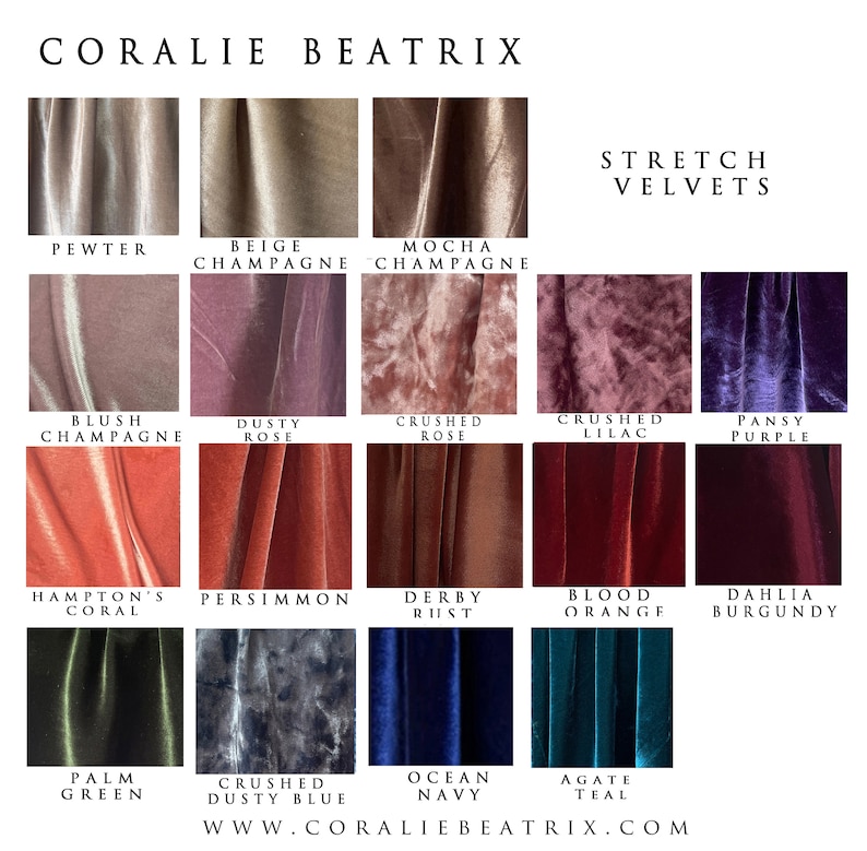 Velvet Swatches Choose from 15 Colors Infinity Convertible Wrap Dress .99 cents PER Color Sample Free Shipping in US image 1