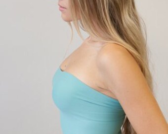 Matching Tube Top Bandeau for the Octopus Wrap Dress, Single or Double Layer w/ Lace- Infinity Dress Bust Coverage