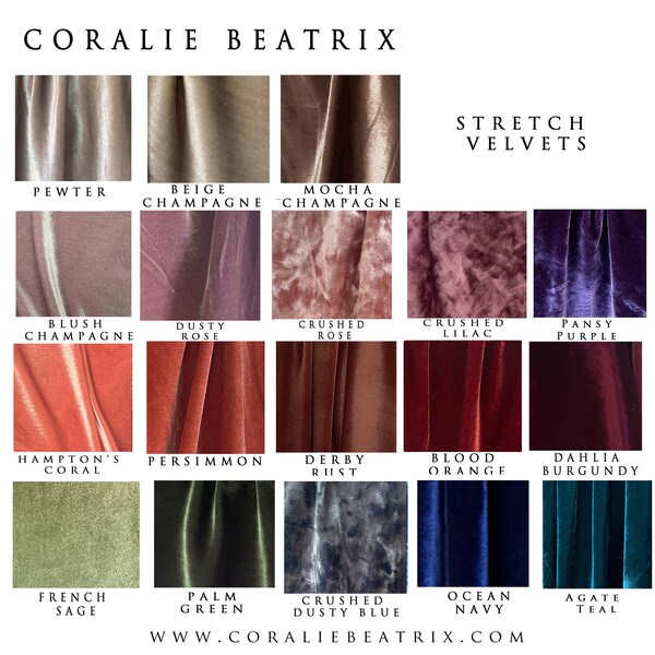 Velvet Swatches- Choose from 15+ Colors Infinity Convertible Wrap Dress .99 cents PER Color Sample- Free Shipping in US