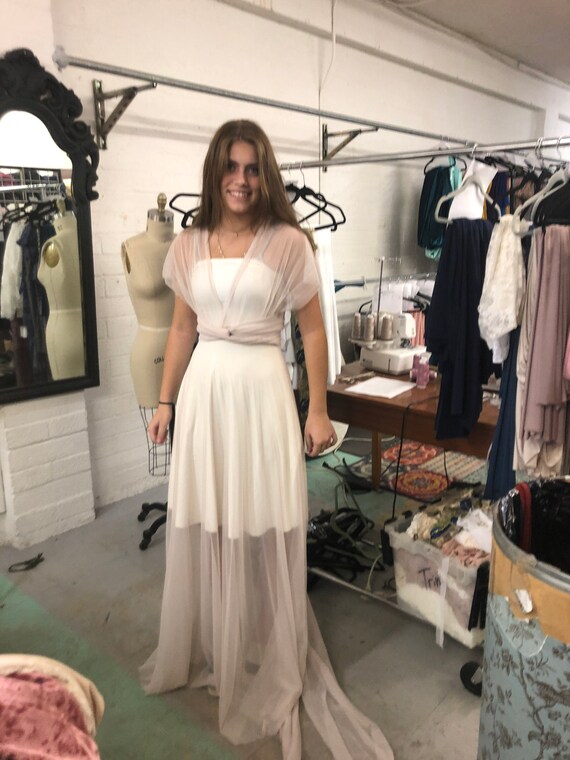 mesh infinity dress