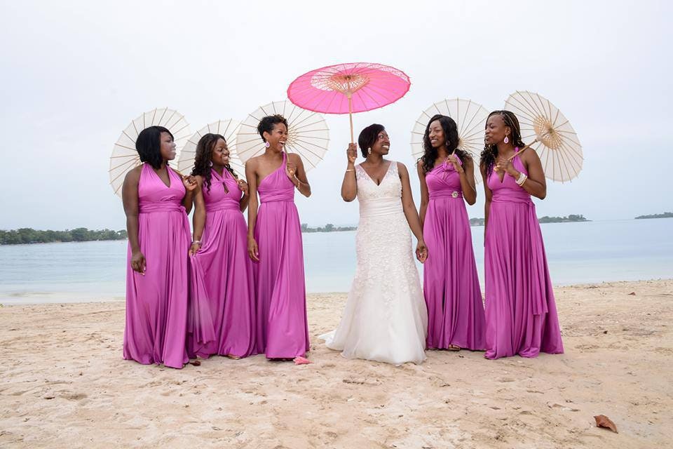 Ombre infinity clearance dress