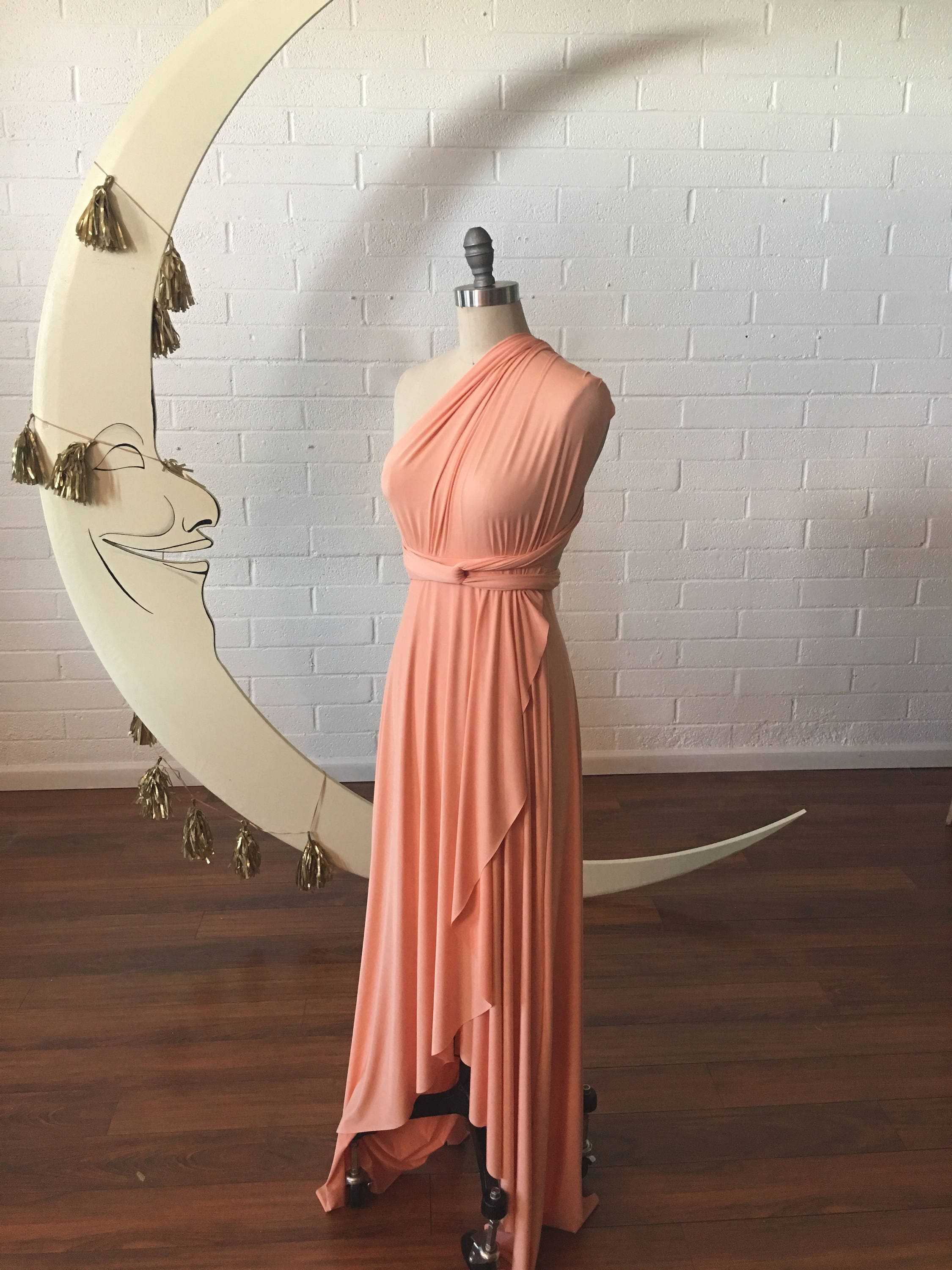 coast peach dress