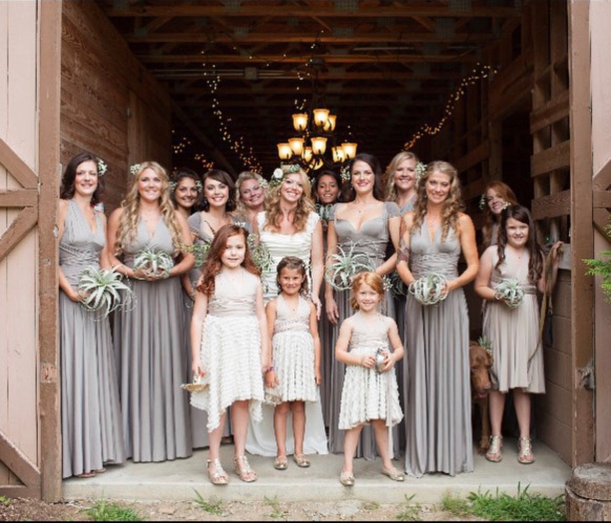 ombre infinity dress