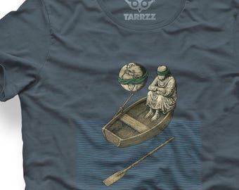 Surreal Graphic Tee – Abstract Art Unisex Cotton T-Shirt