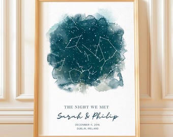 Custom Star Map Print – Personalized Anniversary Gift (Digital Download)