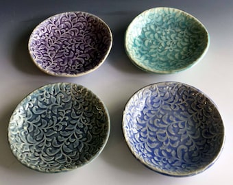 Little vine print plates by Leslie Freeman