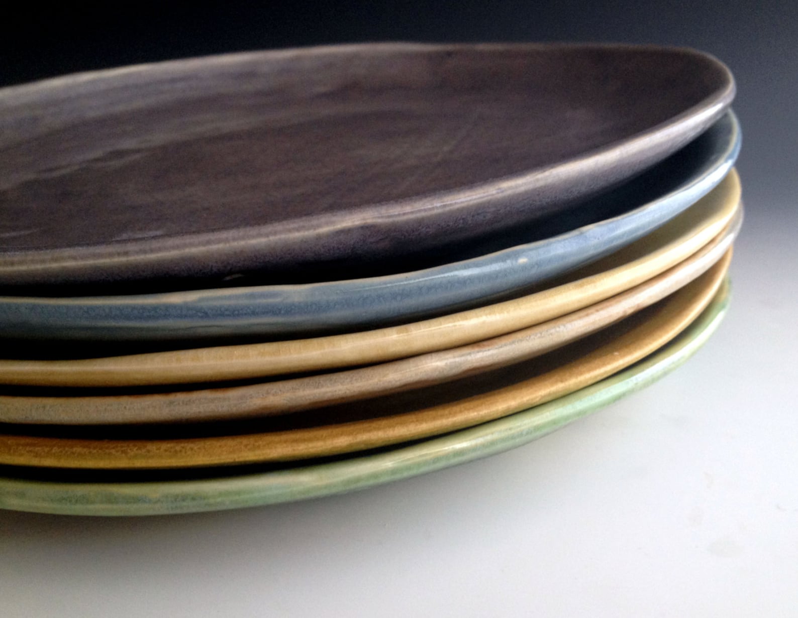 Handmade Dinnerware Dinner Plates Stoneware Dinner Plates Etsy