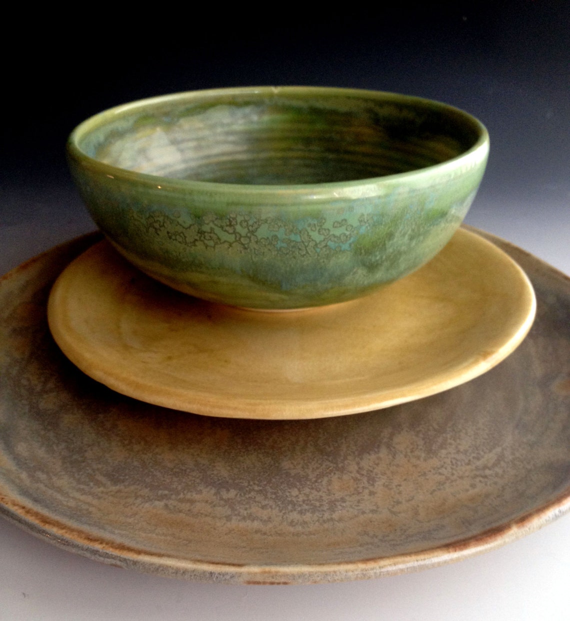 Handmade Dinnerware Dinner Plates Stoneware Dinner Plates Etsy