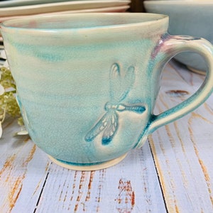 Ready to ship, NEW dragonfly mug image 6