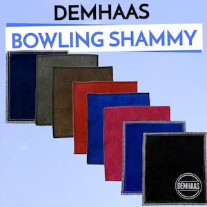 Skórzana podkładka z zamszu, Premium Bowling Ball Cleaner do usuwania oleju, Bowling Shammy, akcesoria do kręgli